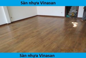 Sàn nhựa vân gỗ thi công không cần phải dán keo