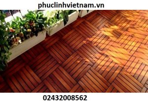 Thiết kế ngoại thất cùng sàn gỗ nhựa ngoài trời