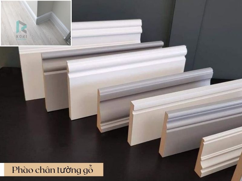 phào chân tường gỗ công nghiệp