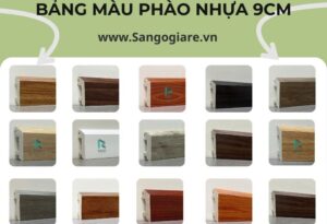 Phào chân tường PS 9cm cao cấp