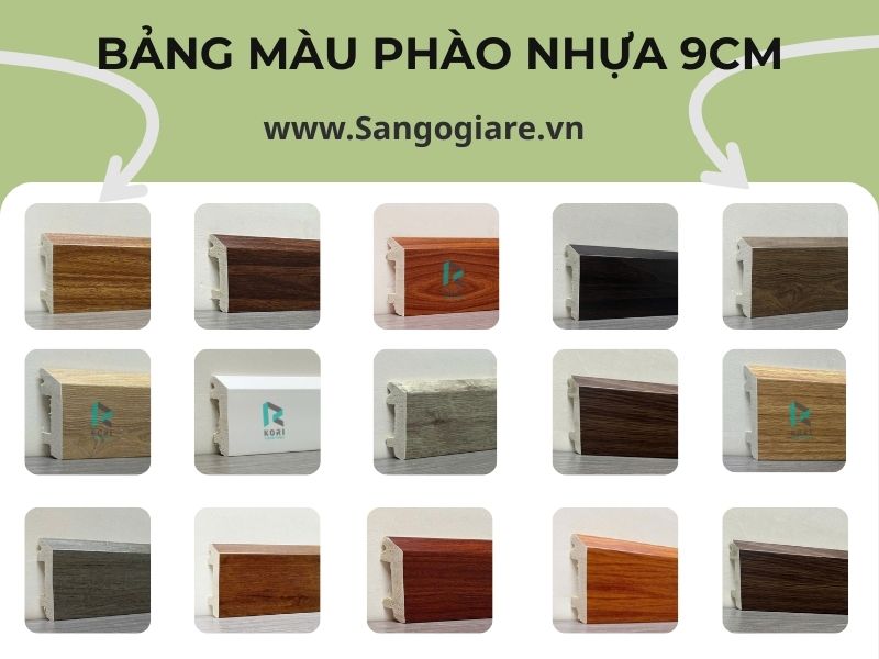 phào chân tường ps 9cm cao cấp