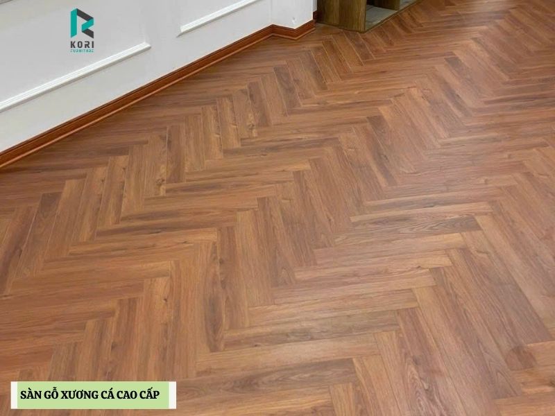 sàn gỗ xương cá công nghiệp