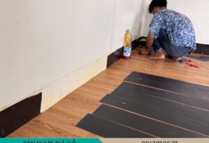 Thi công sàn nhựa giả gỗ tại Hà Nội + Báo giá trọn gói