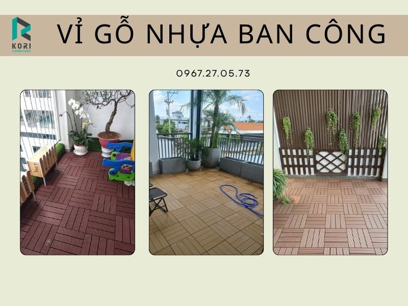 vỉ gỗ nhựa ngoài trời giá rẻ